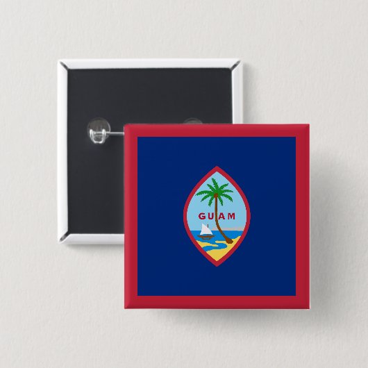Guam Flag Button (Vorne & Hinten)
