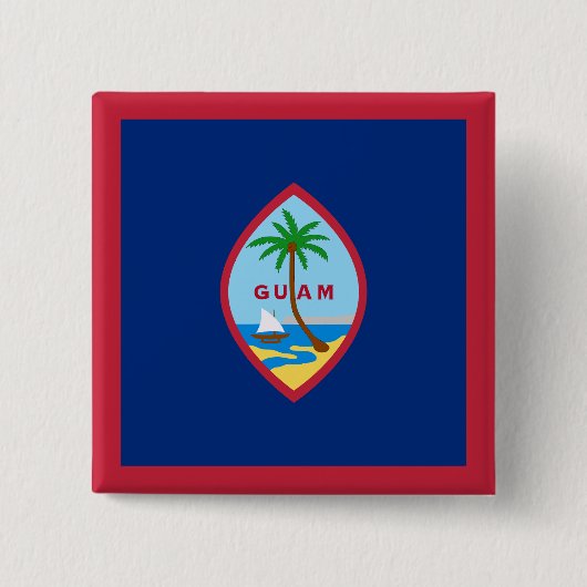Guam Flag Button (Vorderseite)