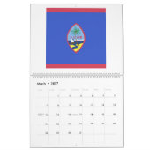 Guam Flag Emblem Kalender (Mär 2027)