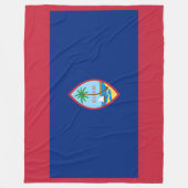 Guam Flag Fleecedecke (Vorderseite)