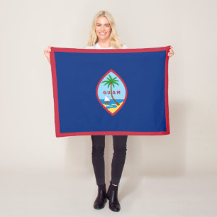 Guam Flag Fleecedecke