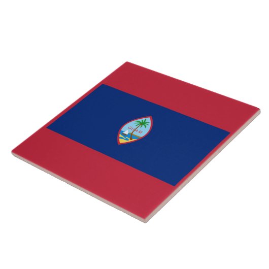 Guam Flag Fliese (Seite)