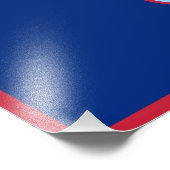 Guam Flag Fotodruck (Ecke)