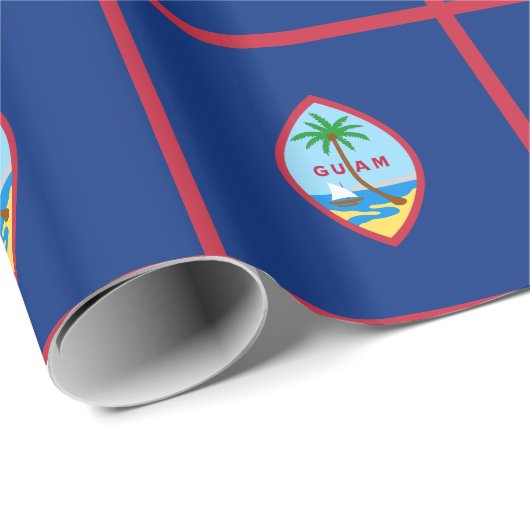 Guam Flag Geschenkpapier (Rolleneckpunkt)