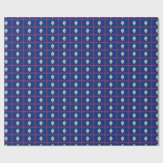 Guam flag  geschenkpapier (Flach)