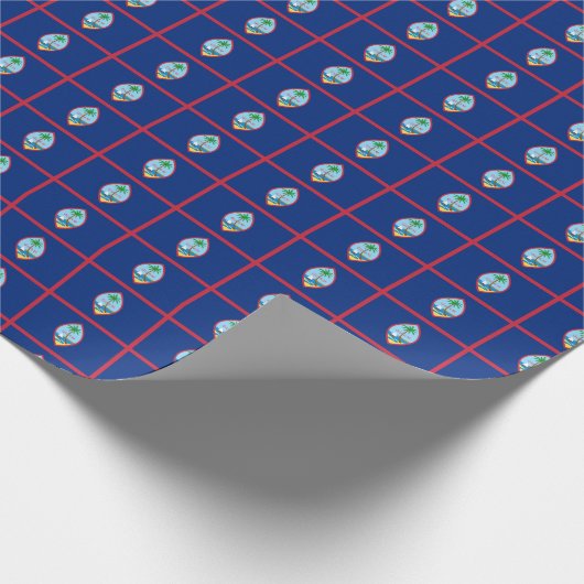 Guam flag  geschenkpapier (Ecke)