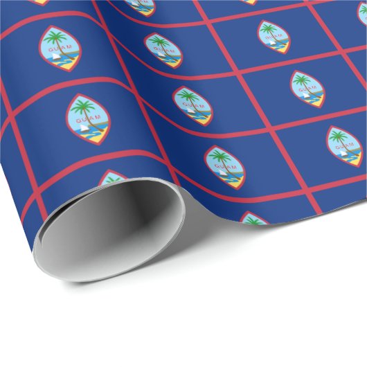 Guam flag geschenkpapier (Rolleneckpunkt)
