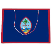 Guam Flag Große Geschenktüte (Vorderseite)