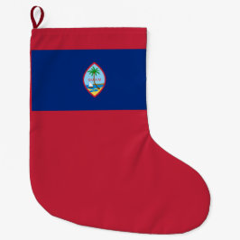 Guam Flag Großer Weihnachtsstrumpf
