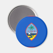 Guam Flag GU Magnet (Vorderseite/Rückseite)