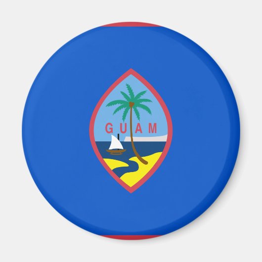 Guam Flag GU Magnet (Vorne)