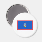 Guam FLAG International Magnet (Vorderseite/Rückseite)