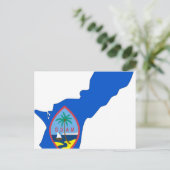 Guam Flag Karte (Stehend Vorderseite)