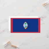 Guam Flag Karte (Vorderseite/Rückseite Beispiel)