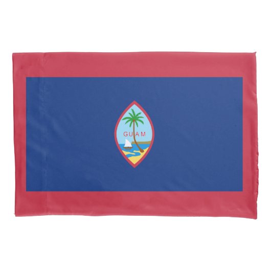Guam Flag Kissenbezug (Vorderseite-Links)