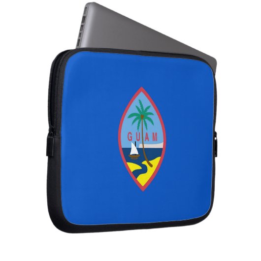 Guam Flag Laptop Sleeve (Vorne Rechts)