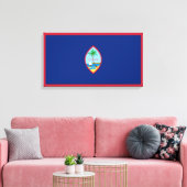 Guam Flag Leinwanddruck (Insitu (Wohnzimmer))