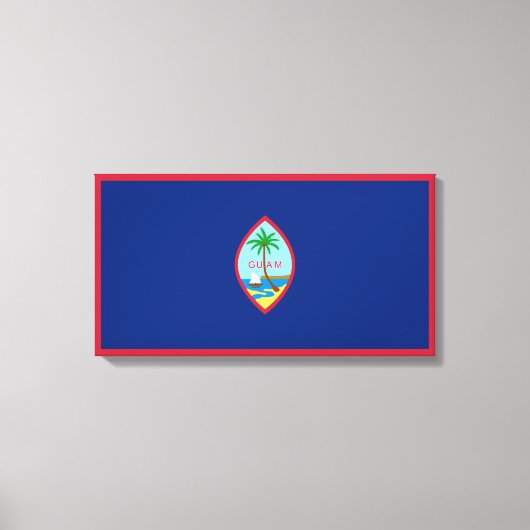 Guam Flag Leinwanddruck (Vorderseite)