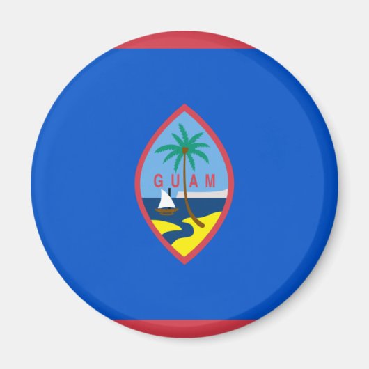 Guam Flag Magnet (Vorne)