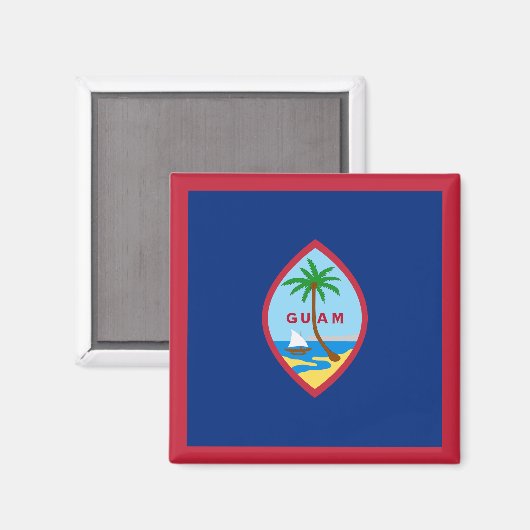 Guam Flag Magnet (Vorderseite/Rückseite)