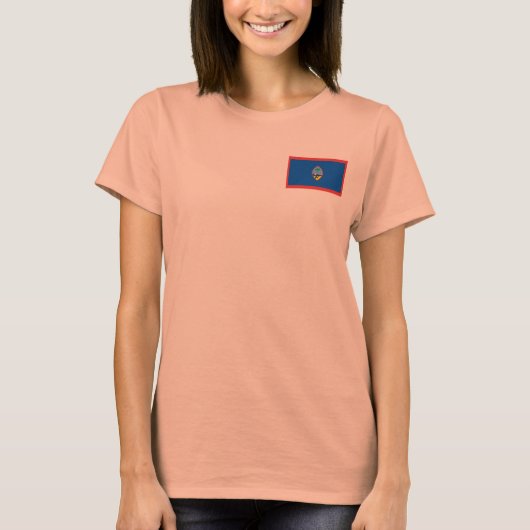 Guam Flag + Map T - Shirts (Vorderseite)