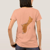 Guam Flag + Map T - Shirts (Rückseite)