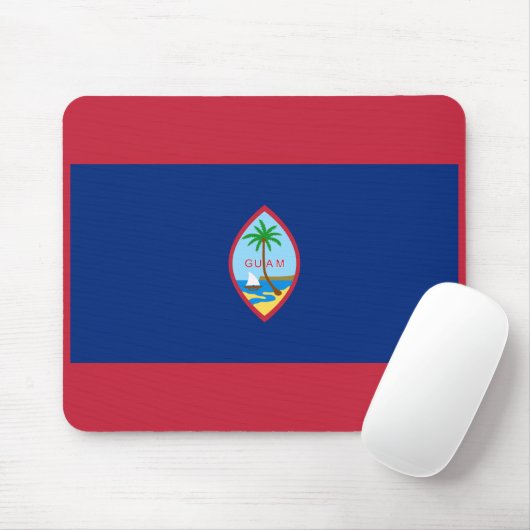 Guam Flag Mousepad (Mit Mouse)