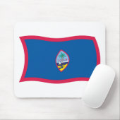 Guam Flag Mousepad (Mit Mouse)