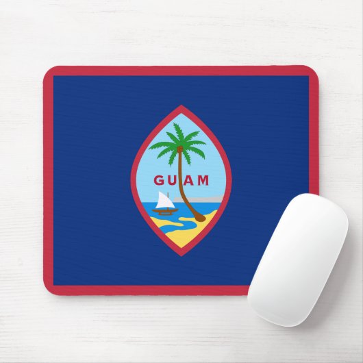 Guam Flag Mousepad (Mit Mouse)