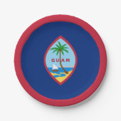 Guam Flag Pappteller (Vorderseite)