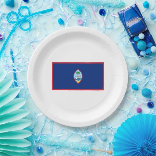 Guam Flag Pappteller (Party)