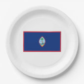 Guam Flag Pappteller (Vorderseite)