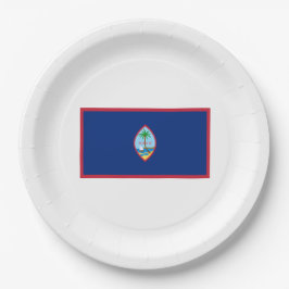Guam Flag Pappteller