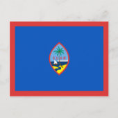 Guam Flag Postcard Postkarte (Vorderseite)