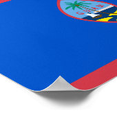 Guam Flag Poster (Ecke)