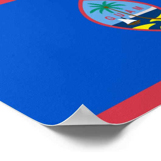 Guam Flag Poster (Ecke)