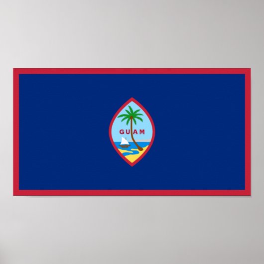 Guam Flag Poster (Vorne)
