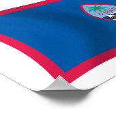 Guam Flag Poster Print (Ecke)