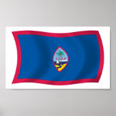 Guam Flag Poster Print (Vorne)
