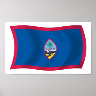 Guam Flag Poster Print