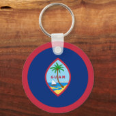 Guam Flag Schlüsselanhänger (Vorderseite)