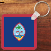 Guam Flag Schlüsselanhänger (Rückseite)