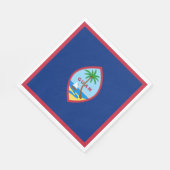 Guam Flag Serviette (Ecke)