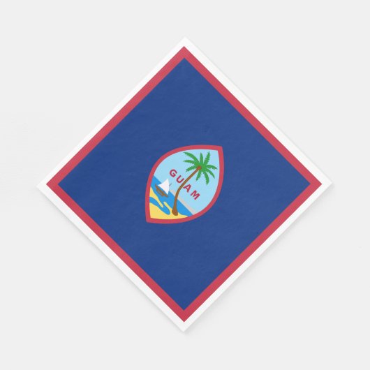 Guam Flag Serviette (Ecke)