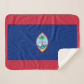 Guam Flag Sherpadecke (Vorderseite (Horizontal))