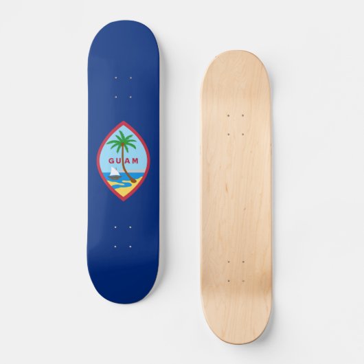 Guam Flag Skateboard (Vorderseite)