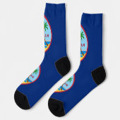 Guam Flag Socken (Linkes Detail)