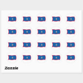 Guam Flag Sticker (Blatt)