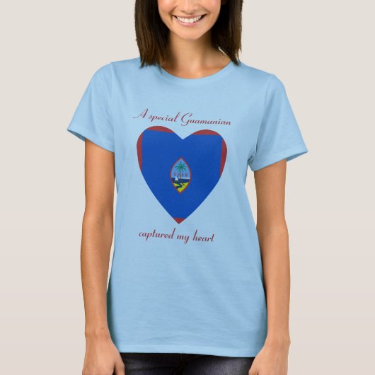 Guam Flag Sweetheart T - Shirt (Vorderseite)