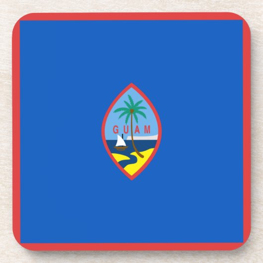 Guam Flag Untersetzer (Vorderseite)